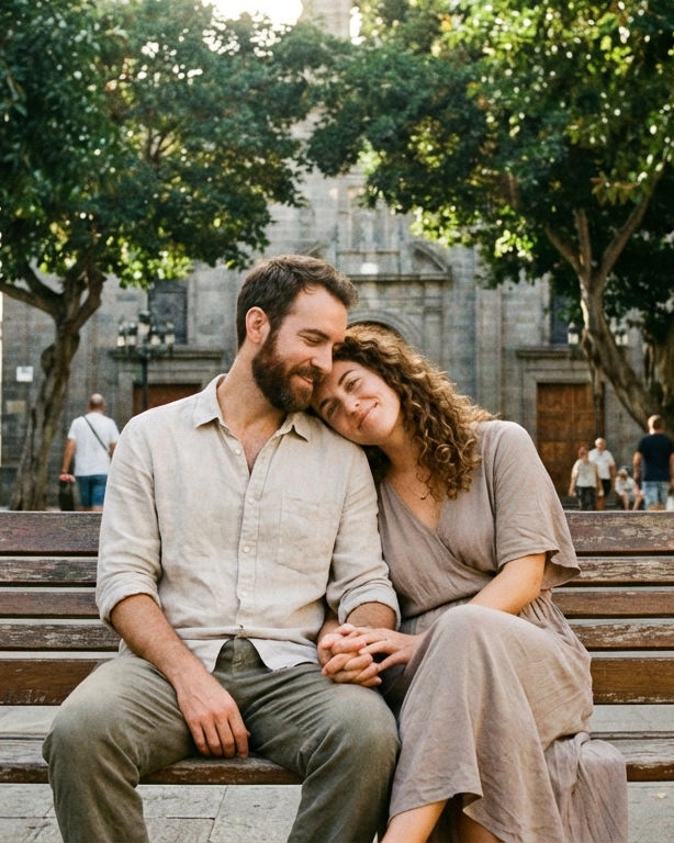 Couple on a date in Las Palmas, Spain — ExpatSingles dating for expats