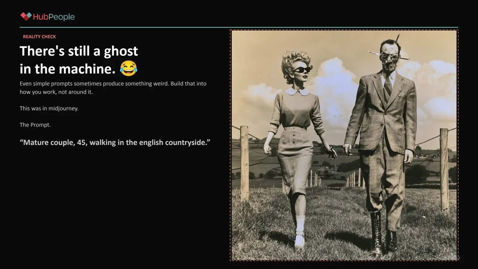 Slide 16: Reality check: there is still a ghost in the machine