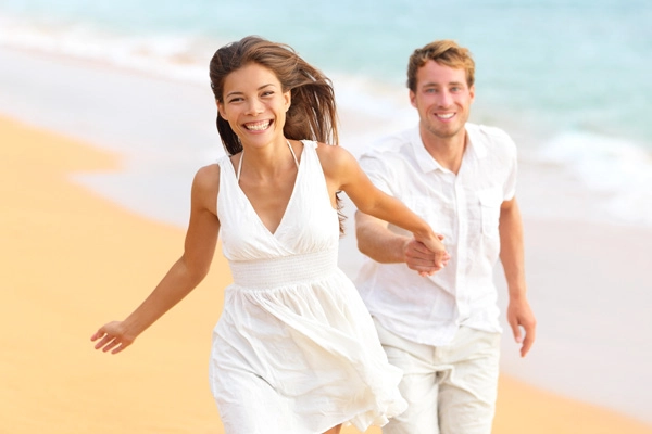 Couple at the beach