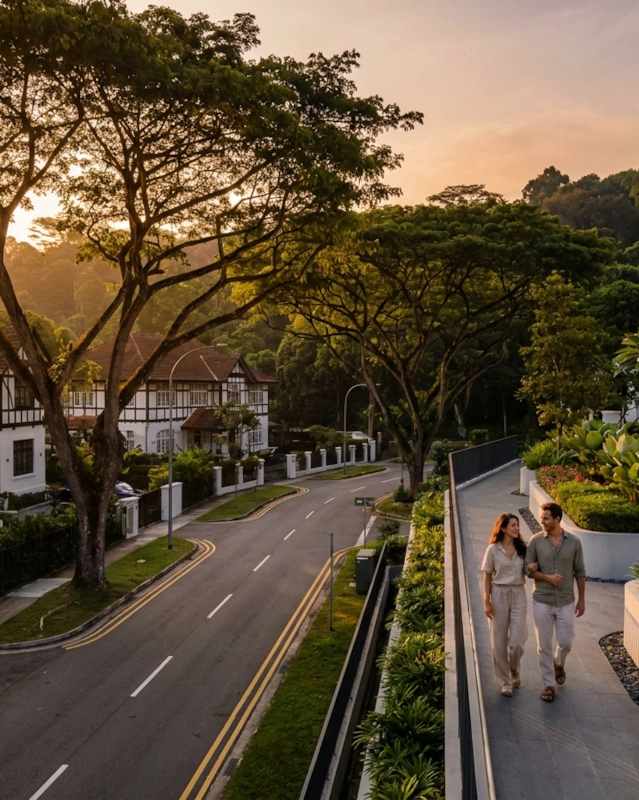 Bukit Timah neighborhood scene
