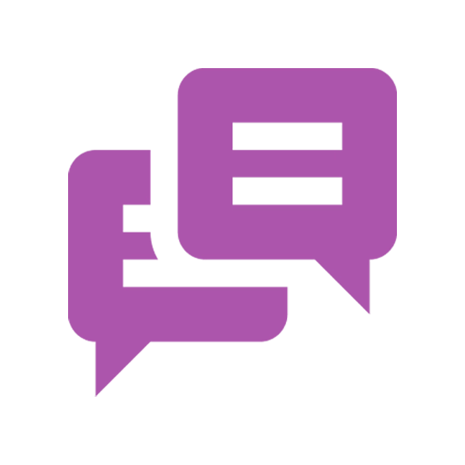 A Secure Messaging icon with a speech bubble, symbolizing safe and encrypted private messaging.