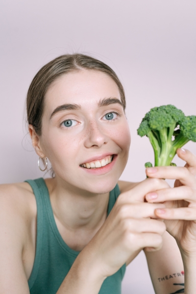 A vegan couple enjoying a meal together in Canada