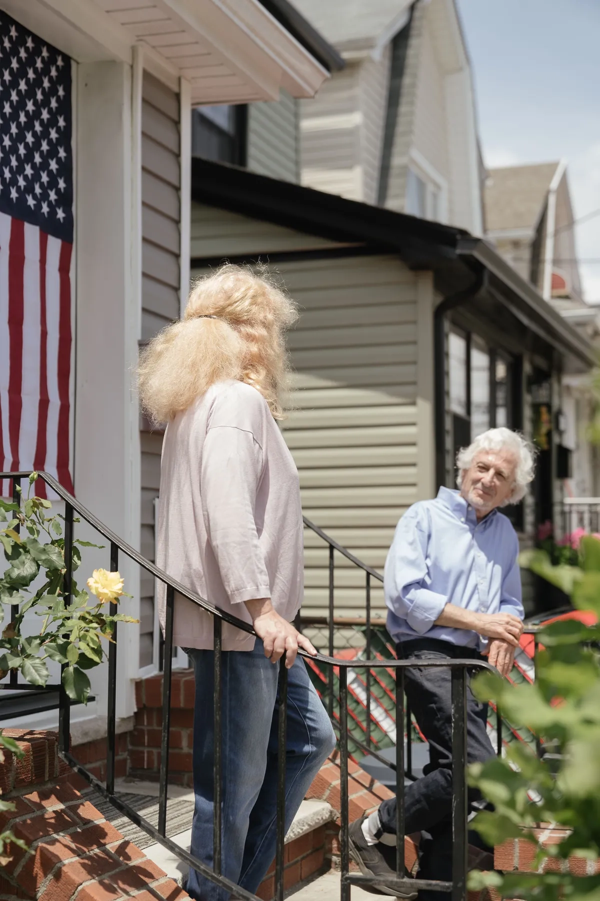 Illustrative stock photo of a couple in Adams Morgan, not real members