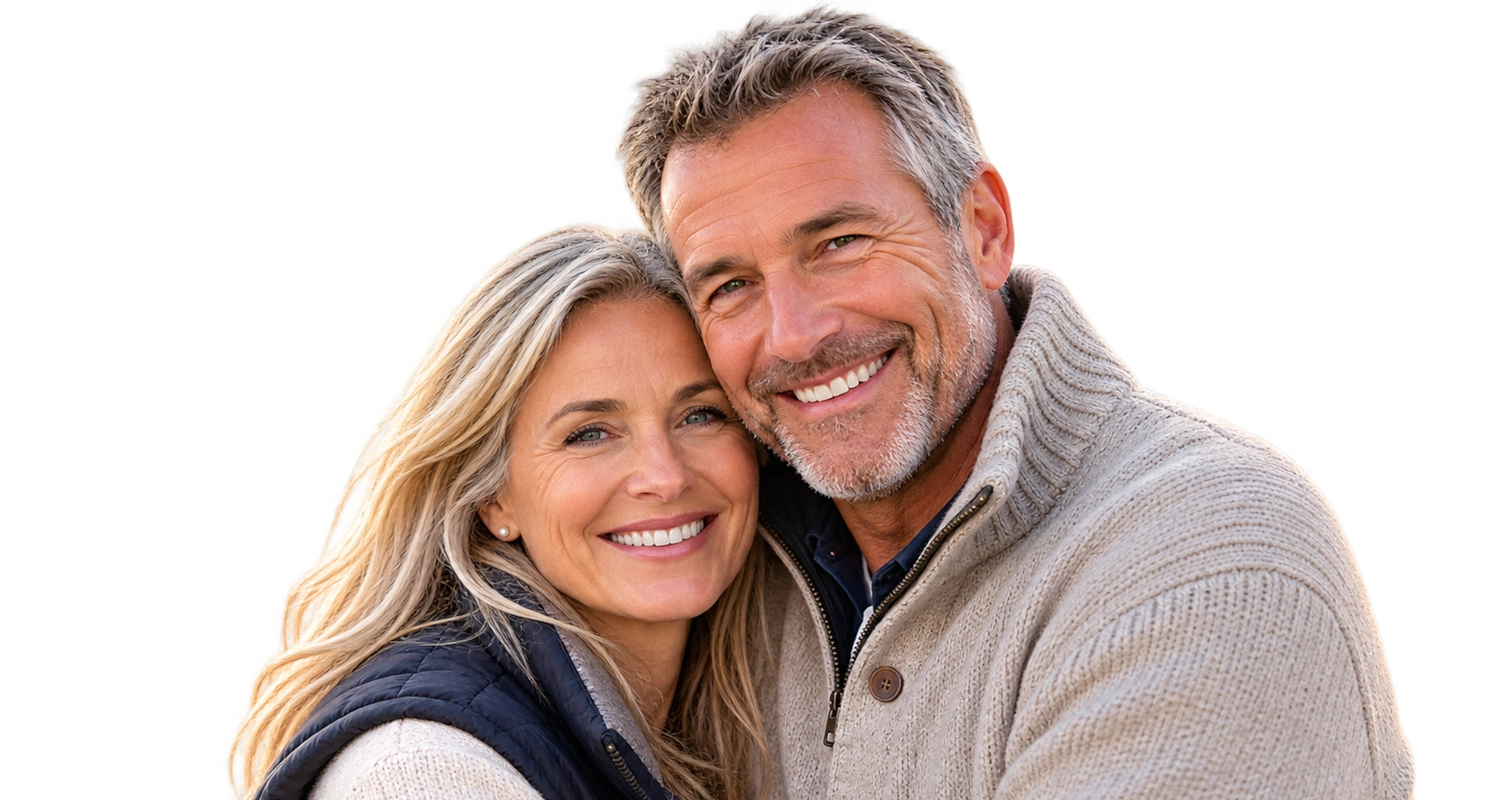 Happy mature couple in love – dating for singles over 50 in the UK
