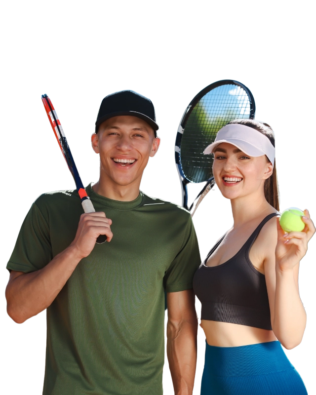 Tennis couple