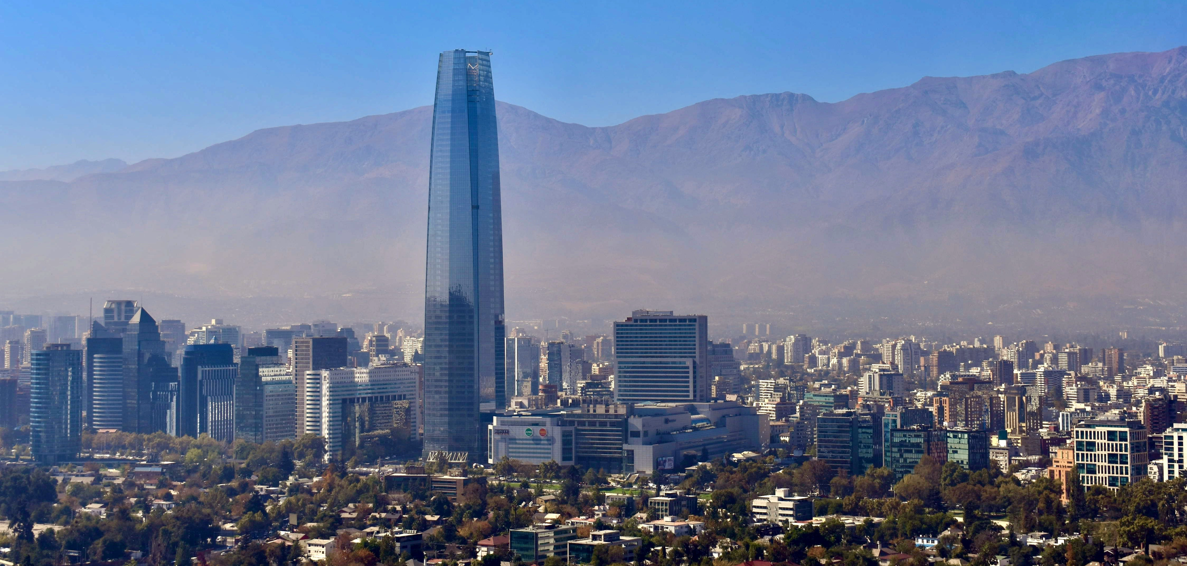 vista panorámica Santiago de Chile