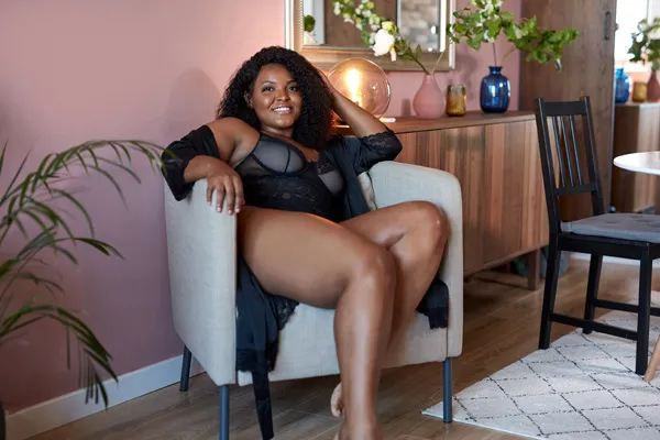 Sexy Curvy Woman