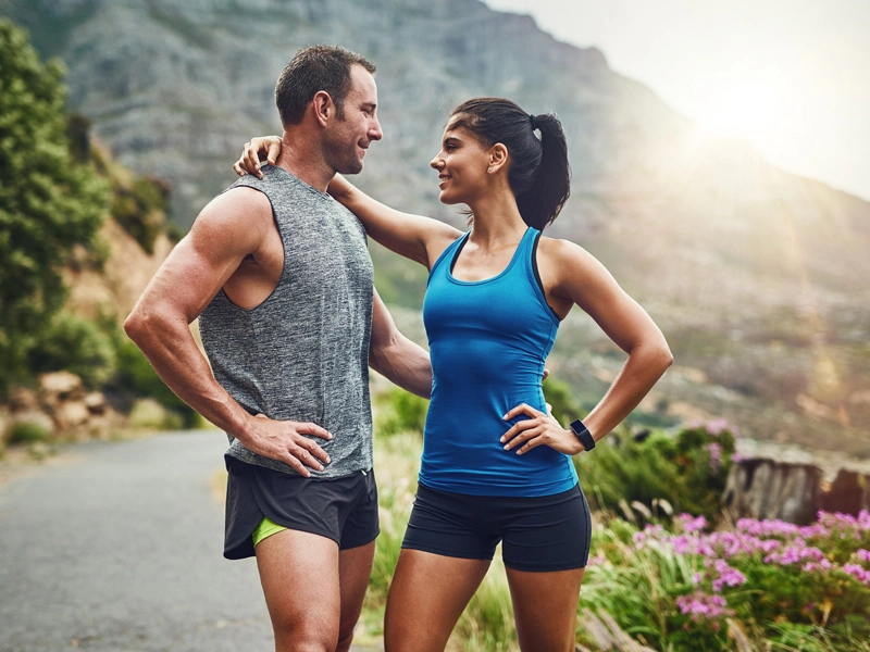 Fit couple