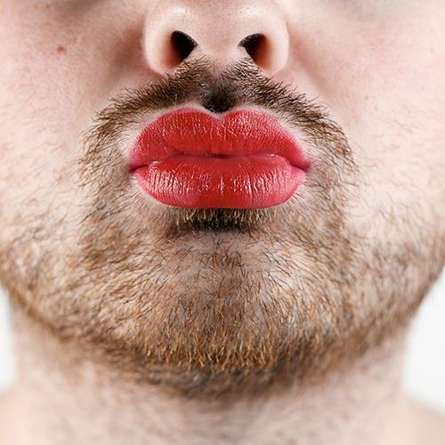 Crossdresser dating, crossdresser with lipstick on