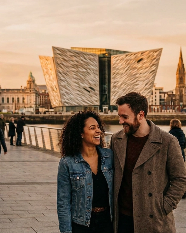 Couple on a date in Belfast, uk — ExpatSingles dating for expats