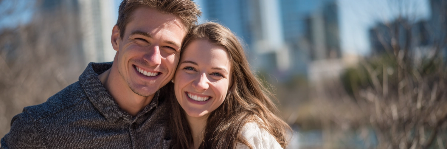 A romantic sunset over the Austin skyline, depicting the vibrant dating scene and opportunities for meaningful connections.