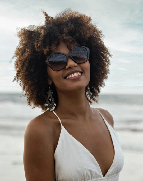 Confident Black woman