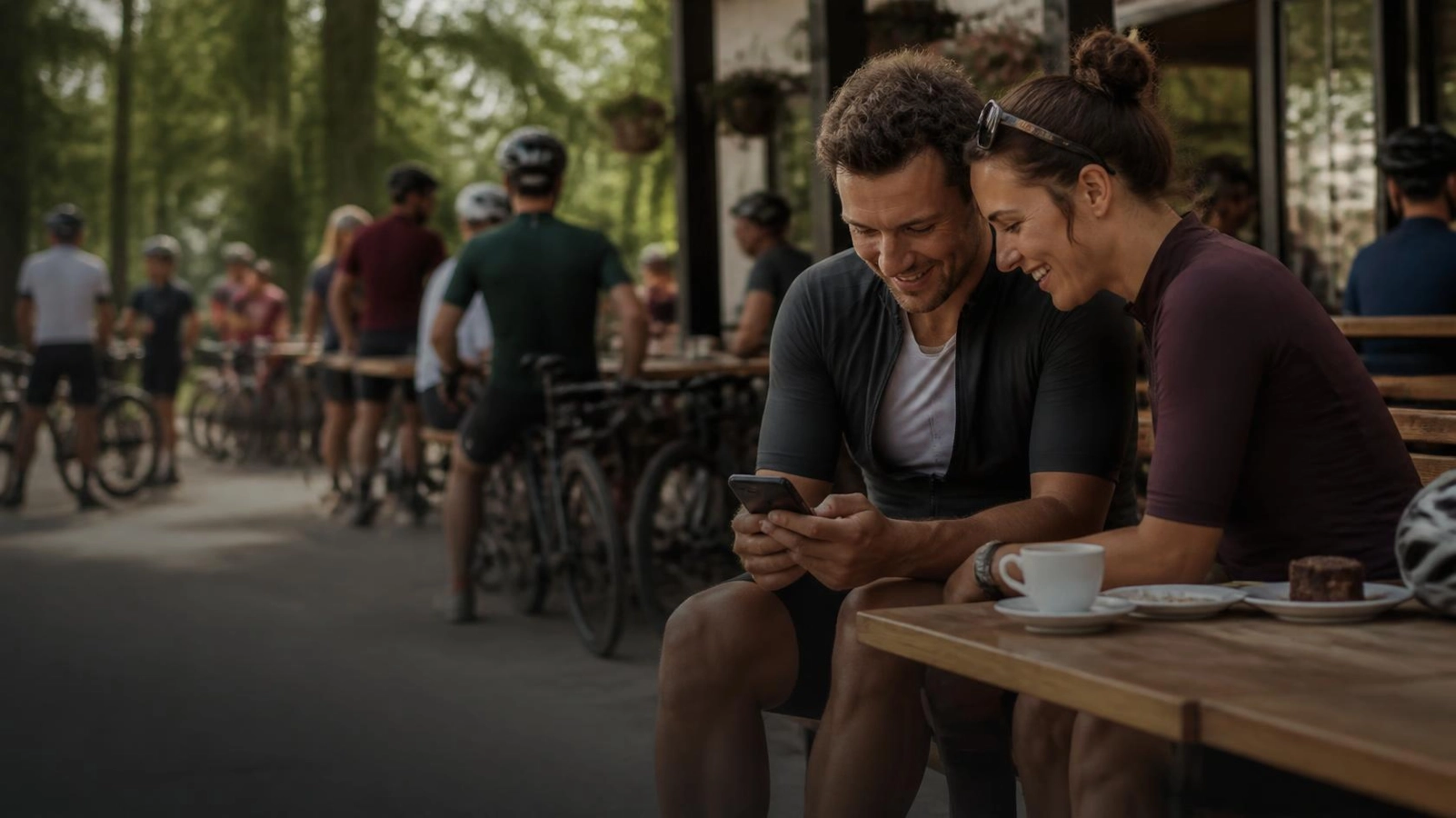 Cyclist riding safely, representing trust and safety on CyclingSingles.co