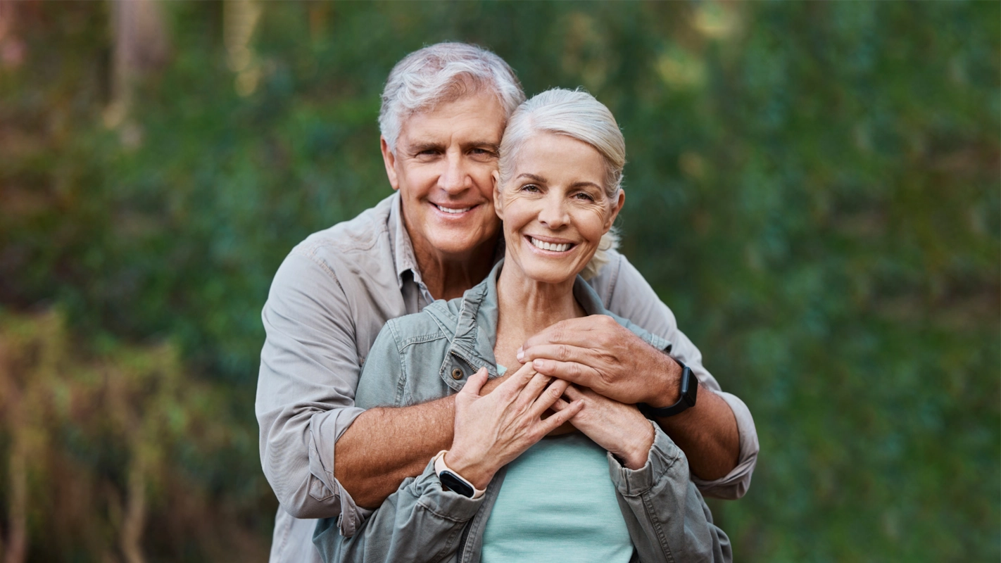 A happy senior couple