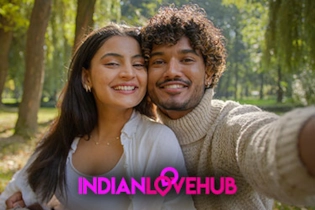 Indian singles enjoying a friendly walk on a date from the IndianLoveHub dating community