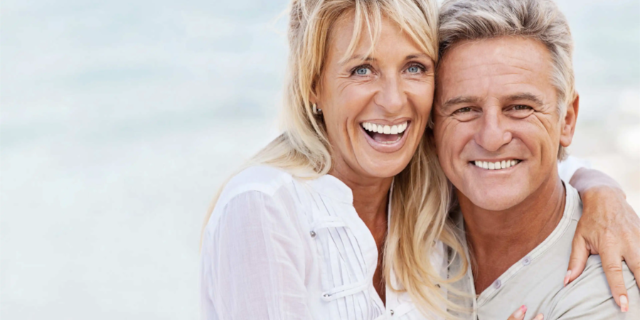 Happy mature couple