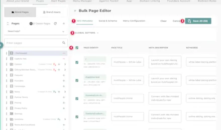 Bulk Page Editor screenshot