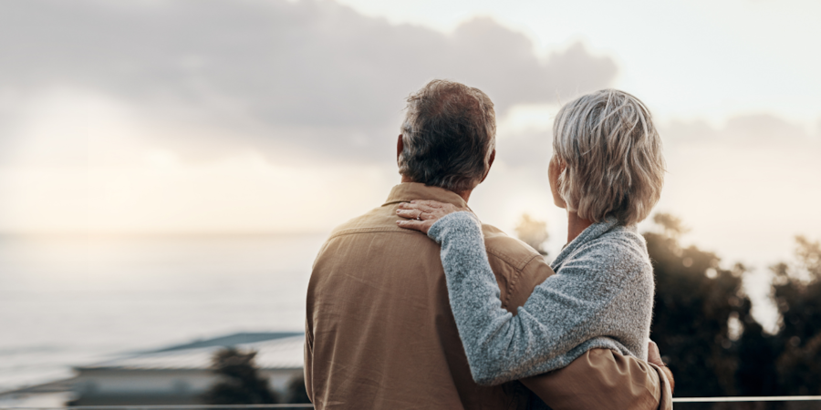 Couple at sunset