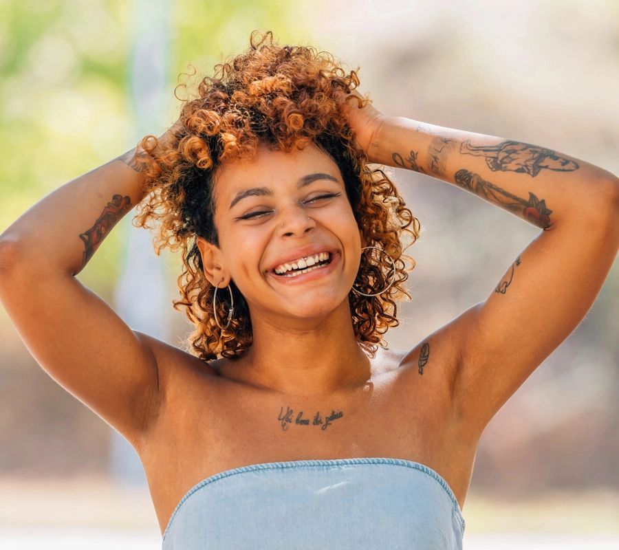 Girl with tattoos in Honolulu