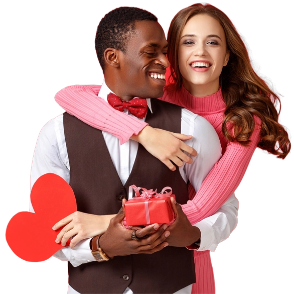 Happy Black and White Couple