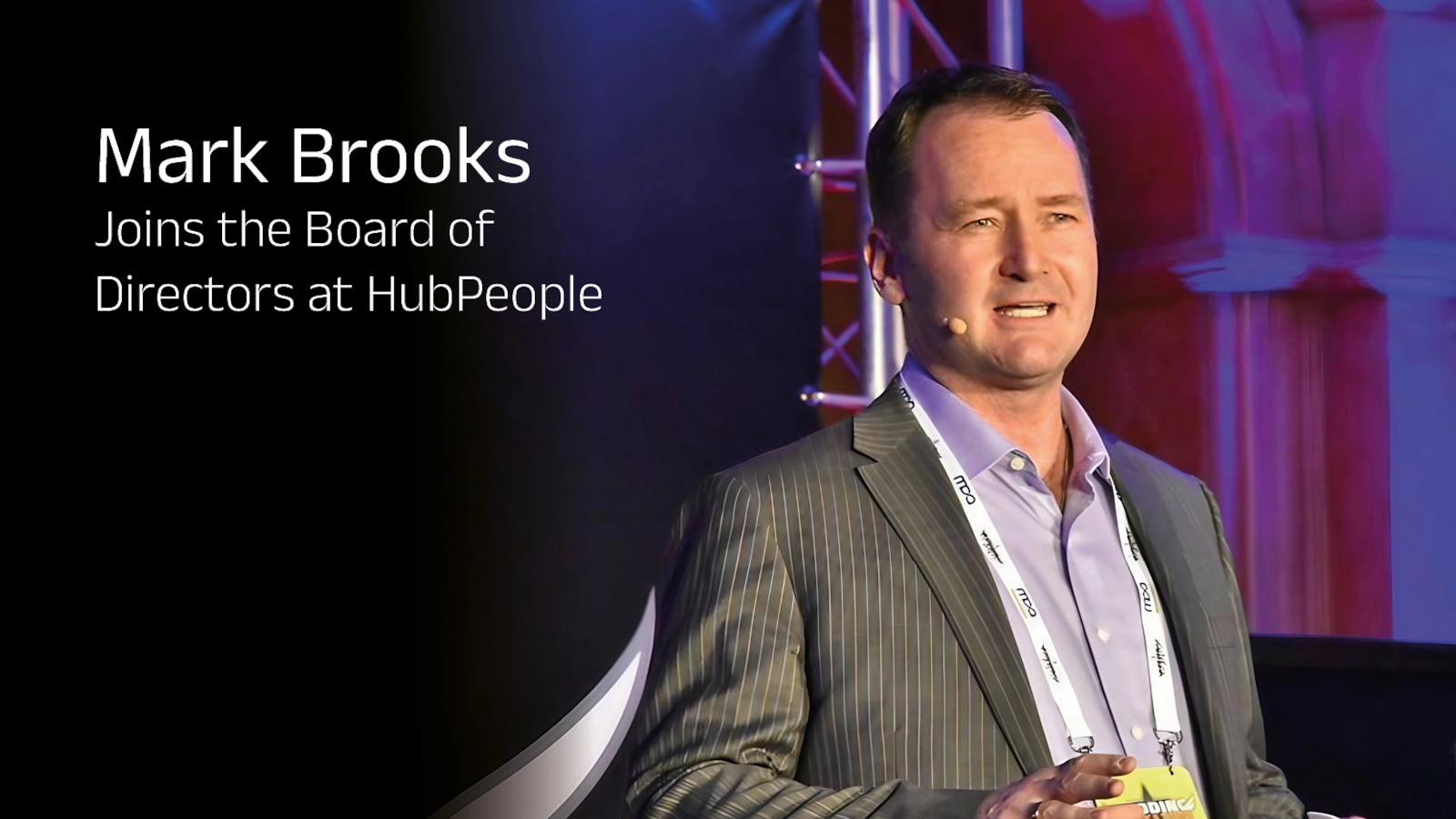 Welcome Mark Brooks