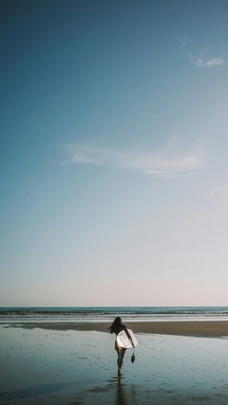 Surf break in Bali, Indonesia