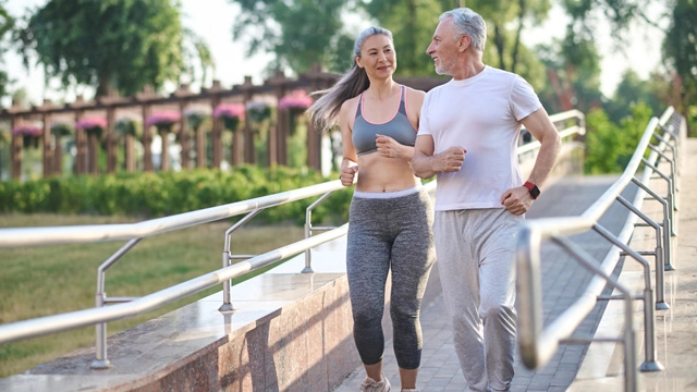 Fit Older Couple