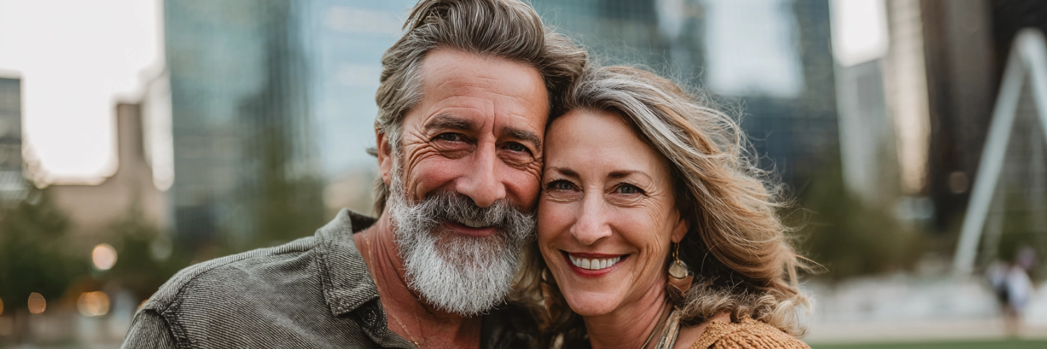 A romantic sunset over the St. Johns River in Jacksonville, representing love and connection for singles over 50
