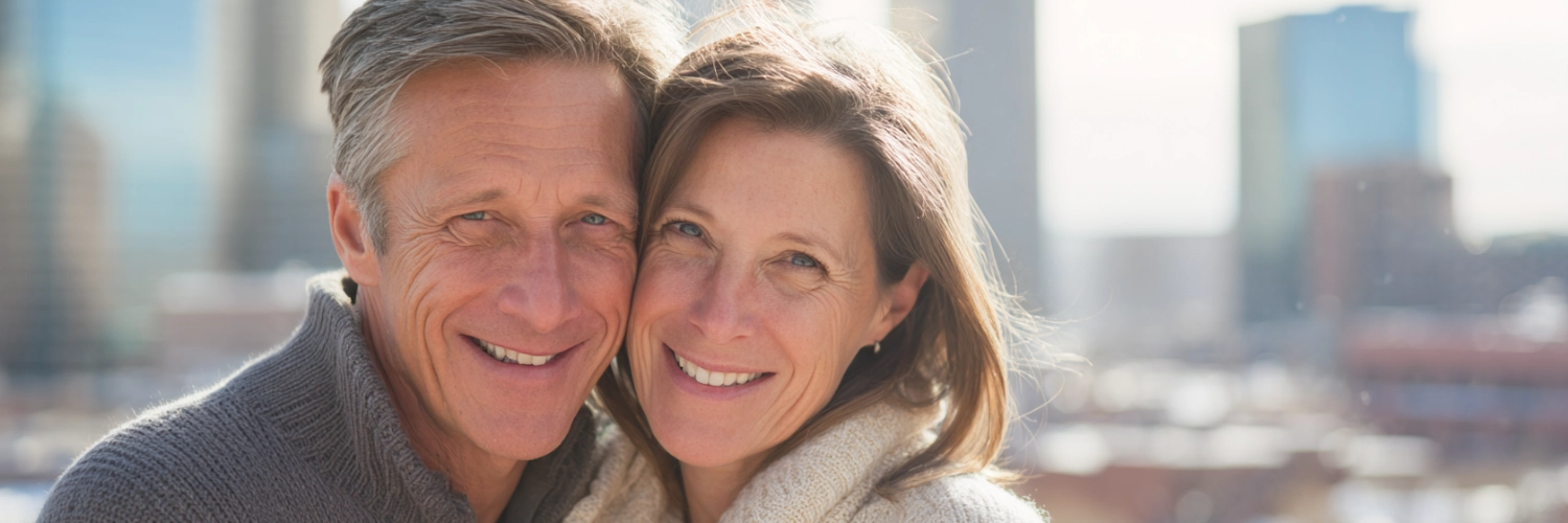 Romantic couples exploring Denver's vibrant dating scene