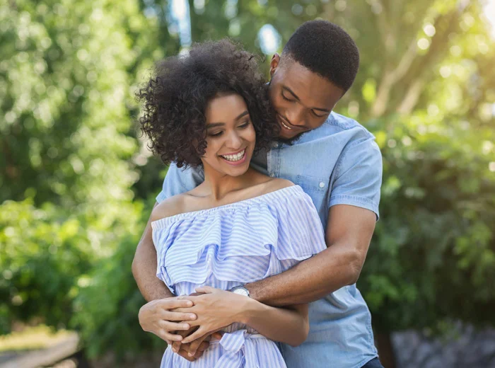 Happy Black Couple