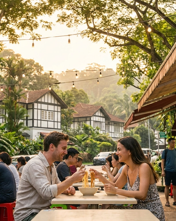 Couple on a date in Bukit Timah, Singapore — ExpatSingles dating for expats