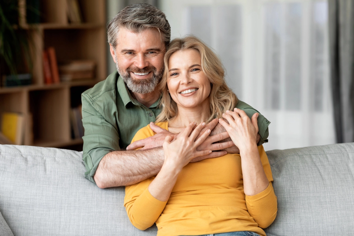 Divorced man and woman