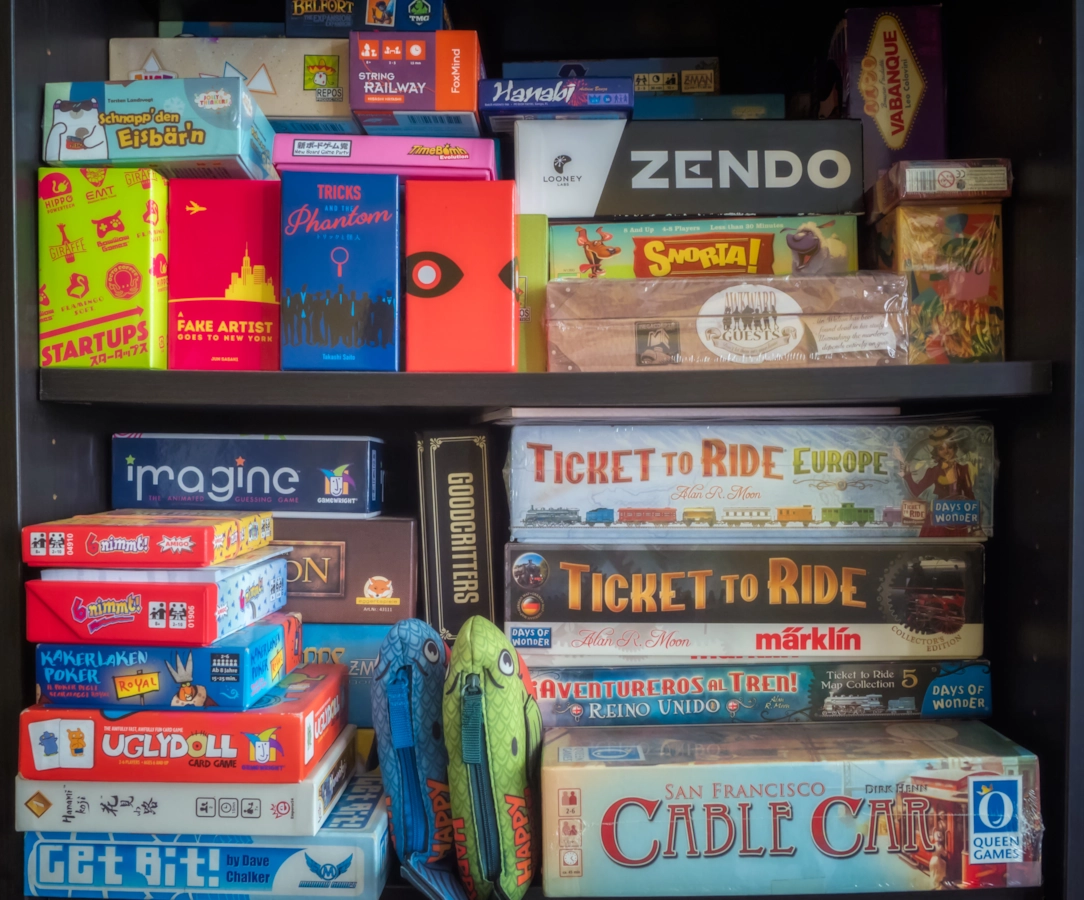 Diverse group enjoying modern board game culture