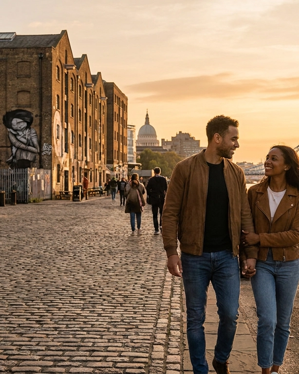Couple on a date in London, uk — ExpatSingles dating for expats