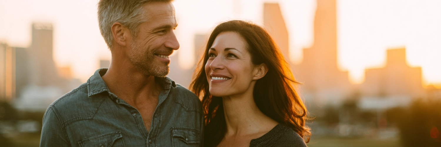 A scenic view of Dallas, Texas symbolizing new beginnings in dating for seniors over 60.