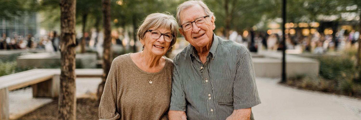 A couple enjoying a romantic evening in Dallas