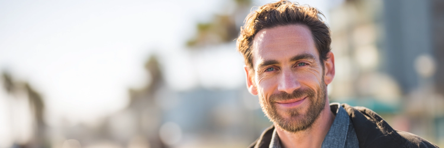 A romantic sunset in Los Angeles, symbolizing love and connections for single dads looking to date.