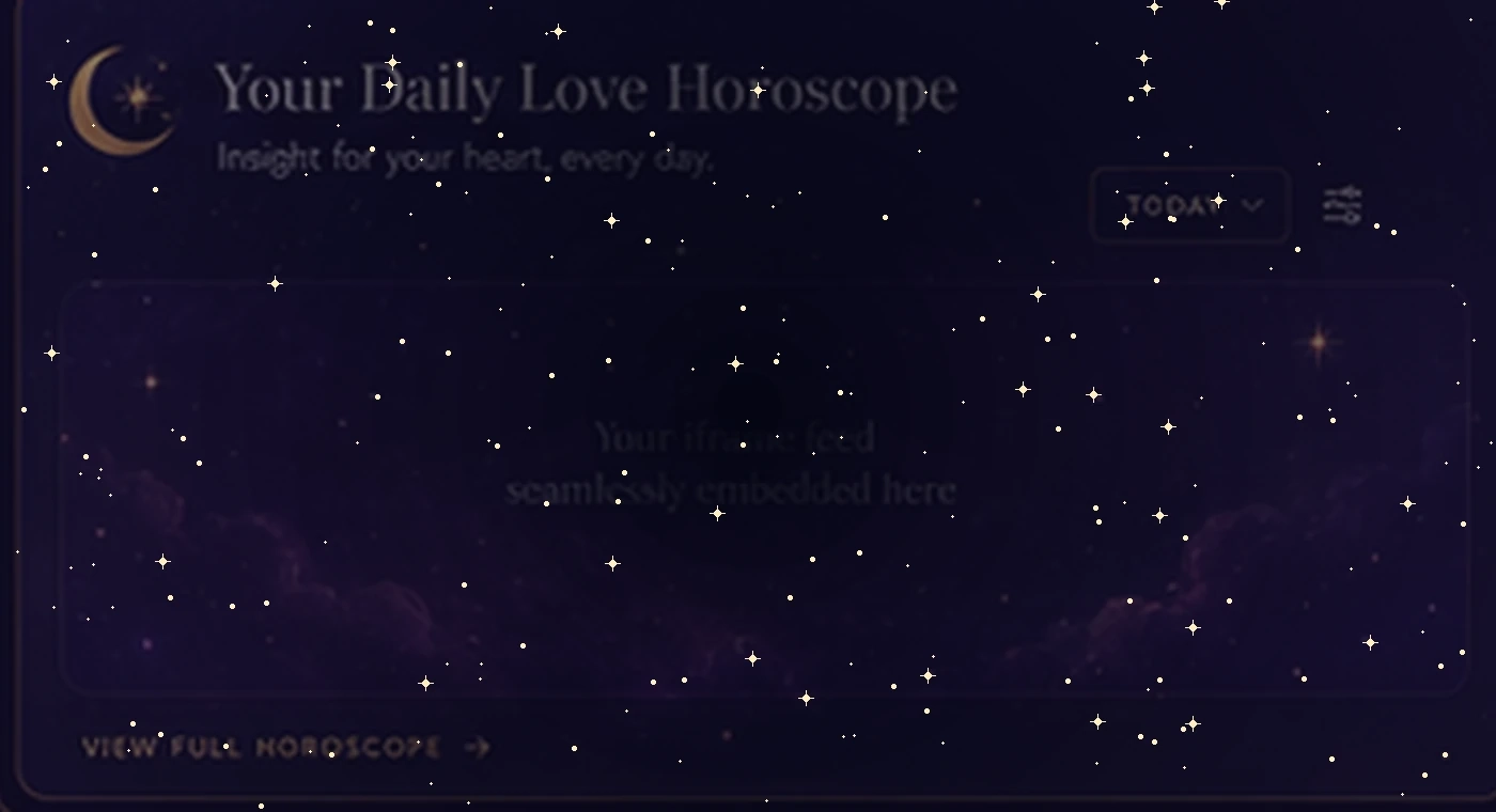 A luminous cosmic horoscope scene