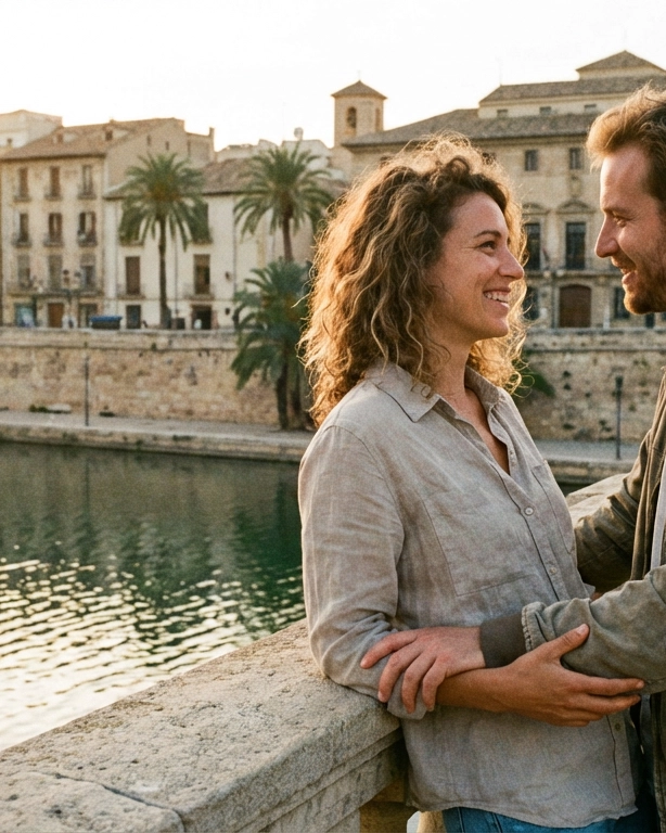 Couple on a date in Alicante, Spain — ExpatSingles dating for expats