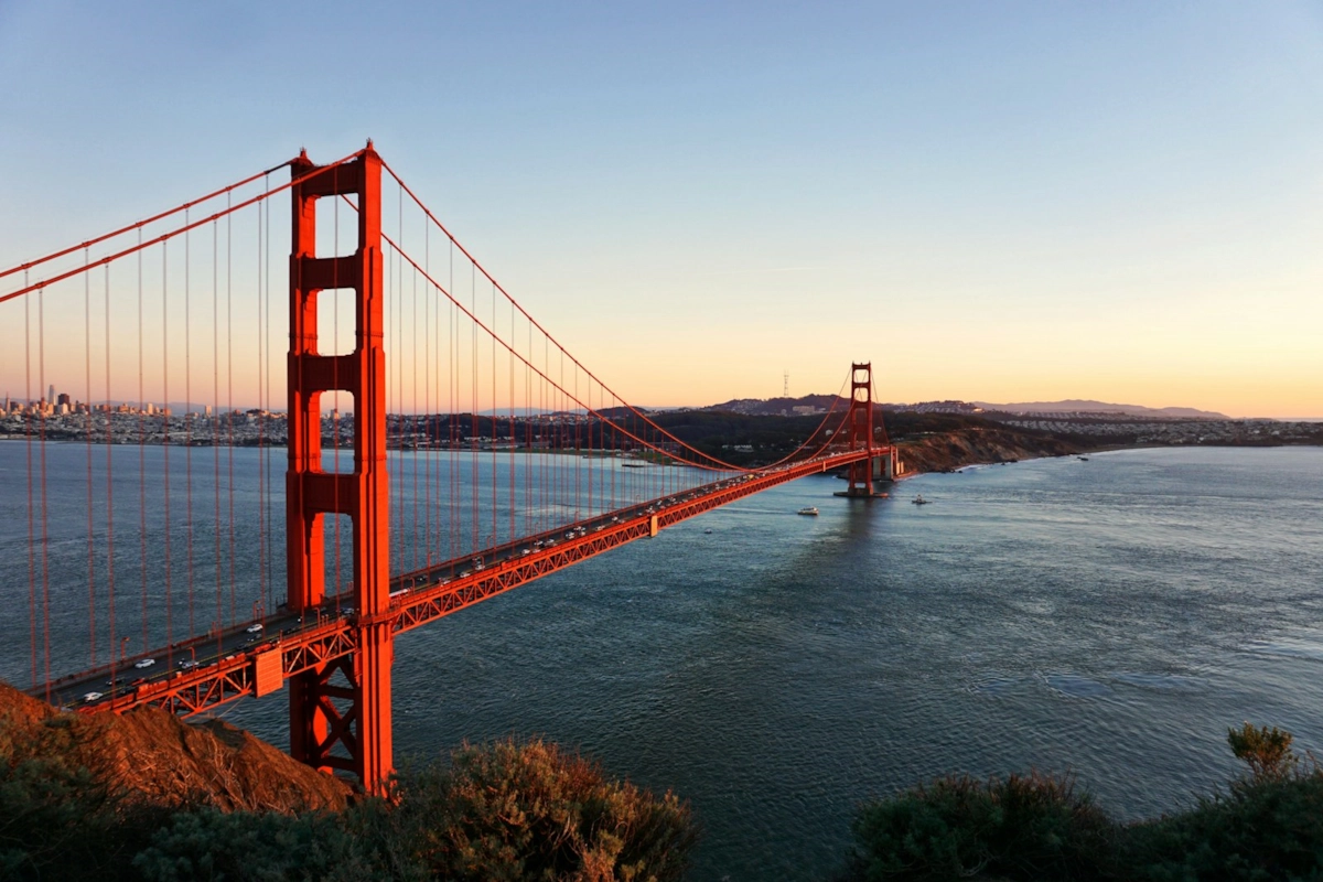 A suspension bridge at golden hour: getting safely from one side to the other