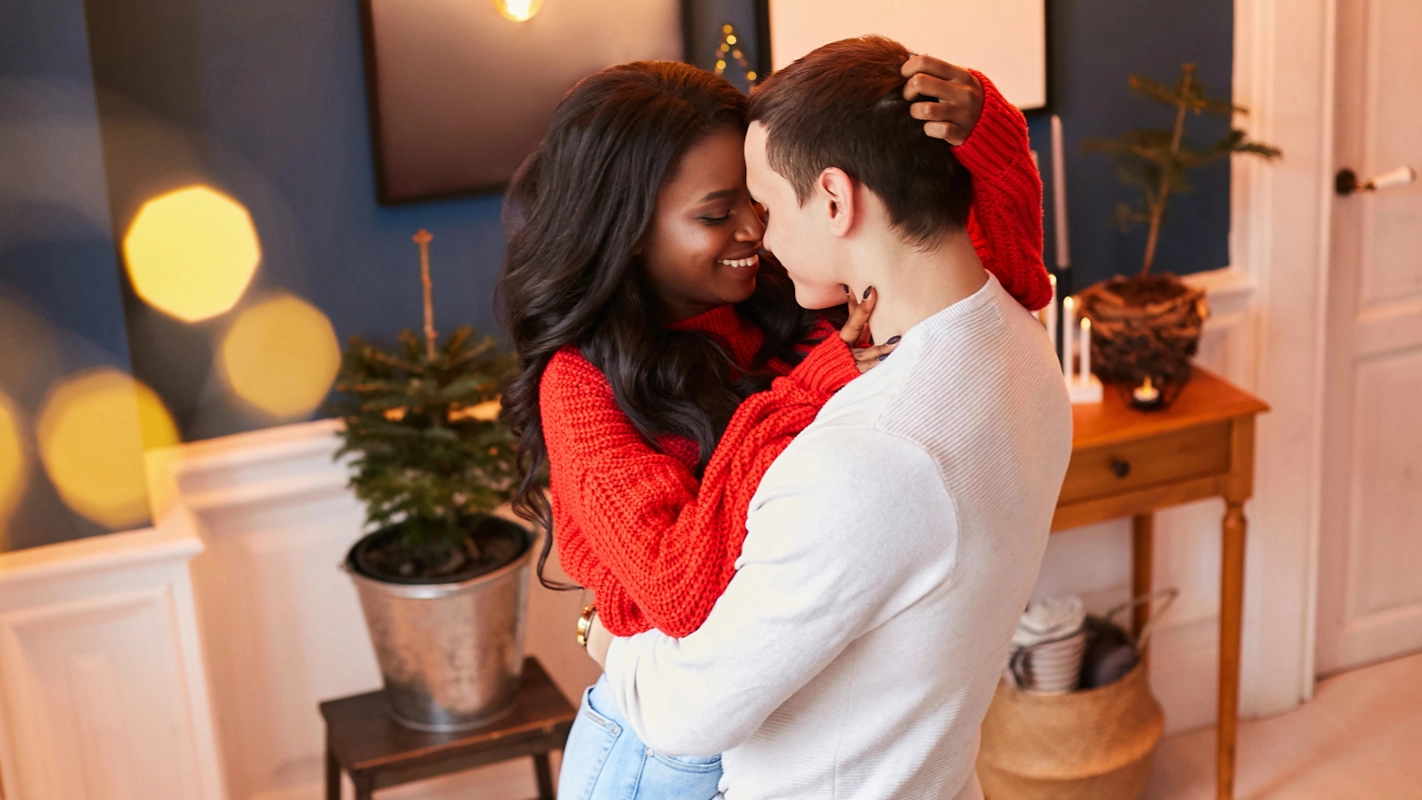 White and Black Interracial Couple