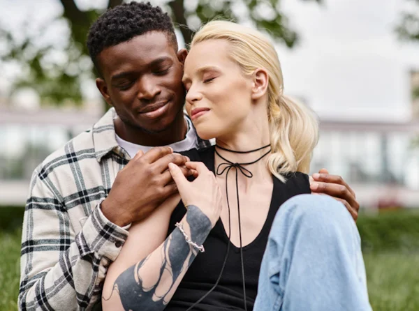Interracial couple