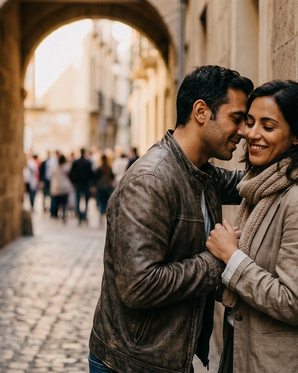 Couple on a date in Murcia, Spain — ExpatSingles dating for expats