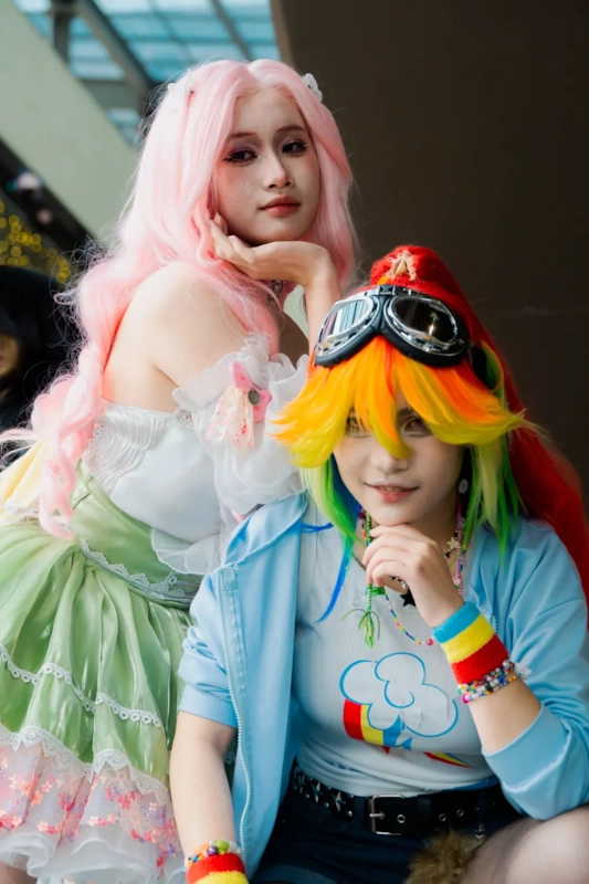Illustrative photo of anime-style fan characters, not actual members