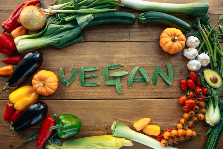 A couple sharing a plant-based meal in Edinburgh