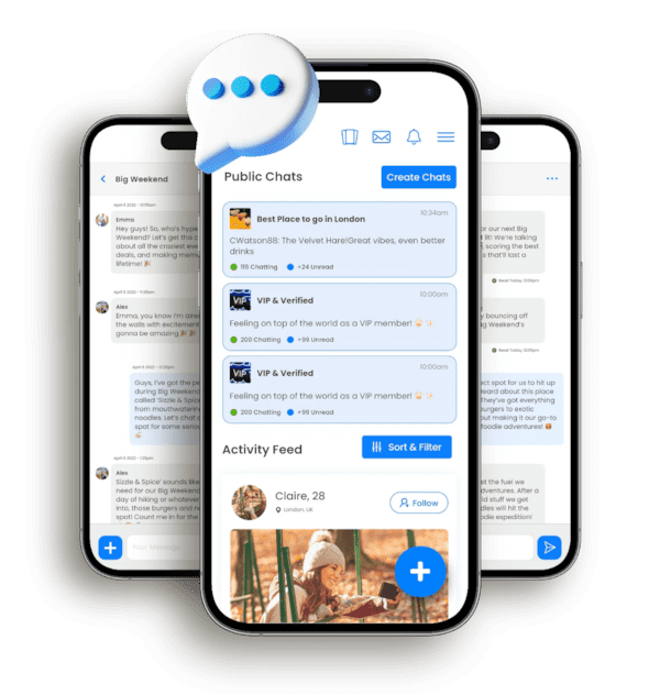 Live chat groups