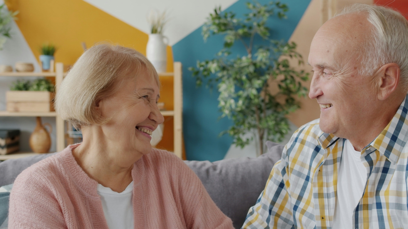 Mature couple enjoying time together