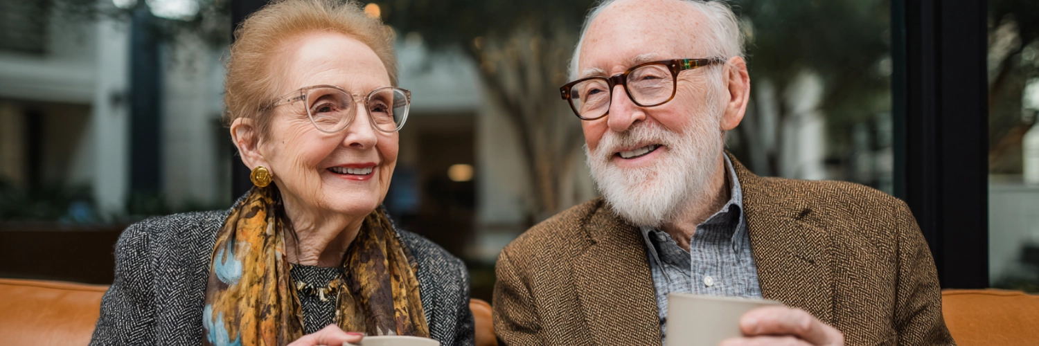 A vibrant sunny beach in Jacksonville, inviting seniors to connect and enjoy their golden years.
