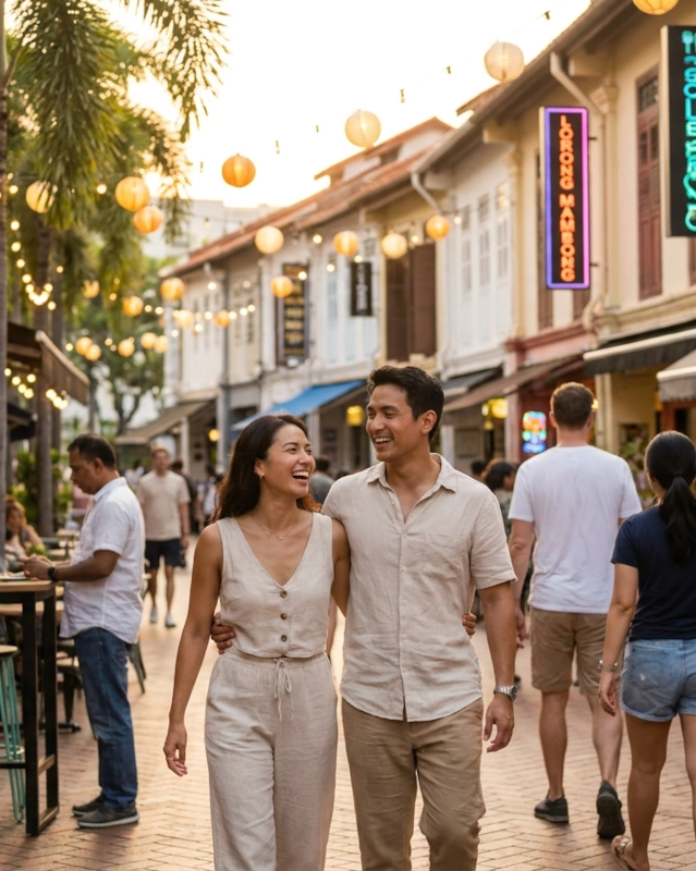 Holland Village neighborhood scene