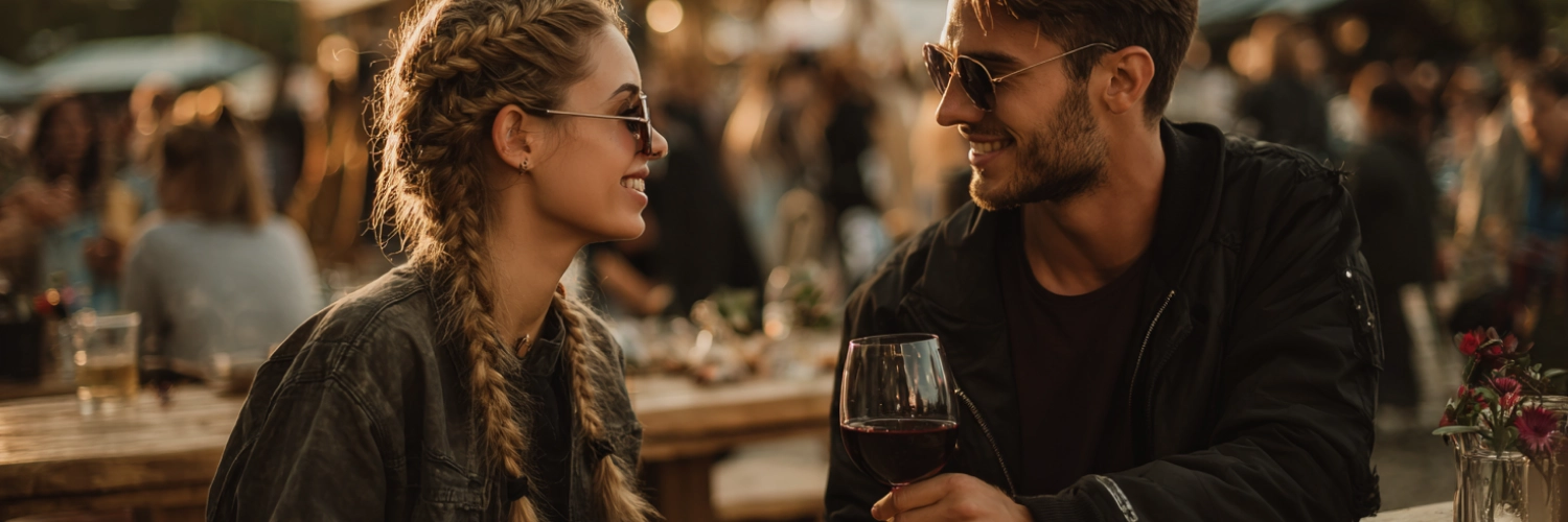 A stunning view of Miami's skyline at sunset, perfect for a romantic date.